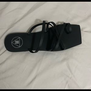 Black sandals